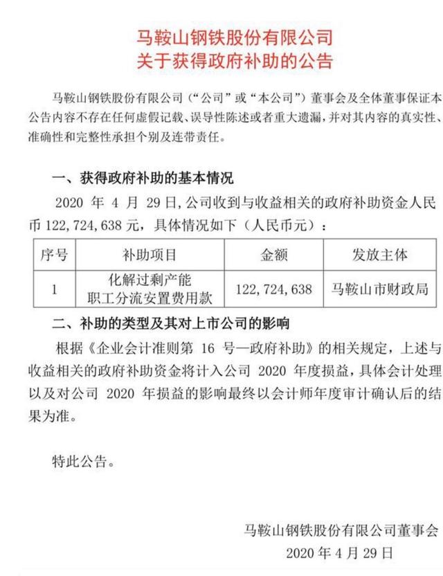 马钢最新内退,马钢最新内部退休政策引发关注。