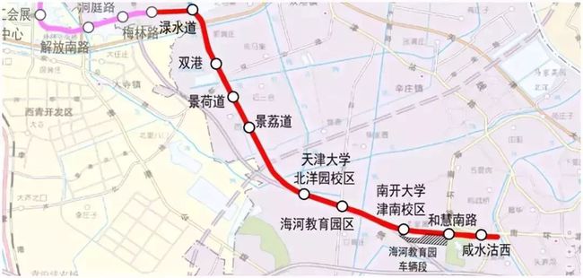 天津地铁4号线最新线路图,天津地铁4号线最新版线路图揭晓